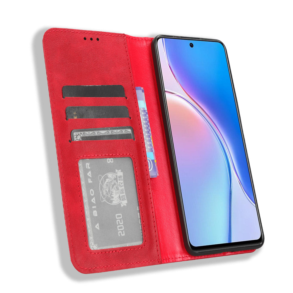 For Huawei Maimang 20 / Nova 11i / Enjoy 60 Pro Magnetic Closing Leather Case Stand Wallet Phone Cover