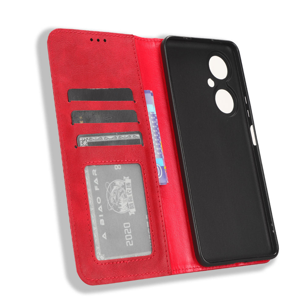 For Huawei Maimang 20 / Nova 11i / Enjoy 60 Pro Magnetic Closing Leather Case Stand Wallet Phone Cover