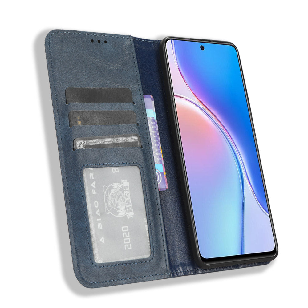 For Huawei Maimang 20 / Nova 11i / Enjoy 60 Pro Magnetic Closing Leather Case Stand Wallet Phone Cover