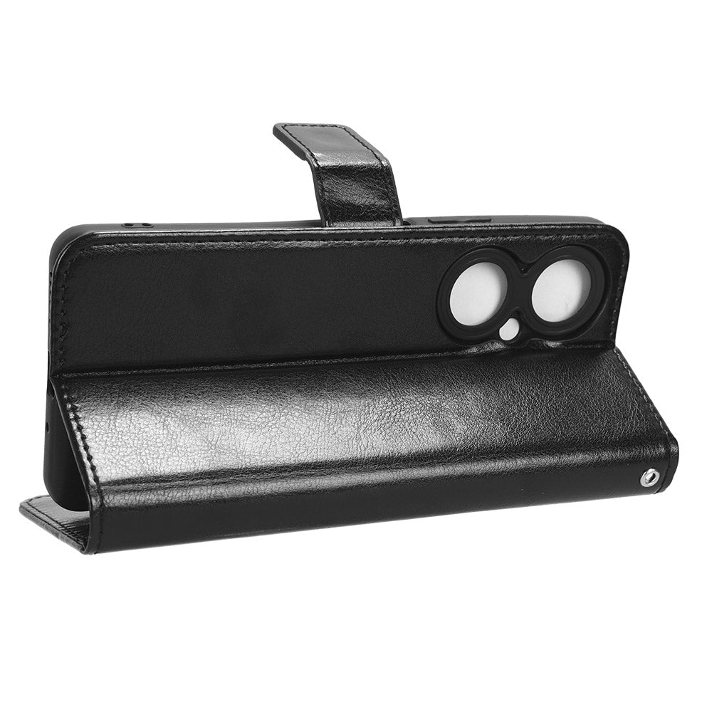 For Huawei Maimang 20 / Nova 11i / Enjoy 60 Pro PU Leather Wallet Case Crazy Horse Texture Phone Cover with Stand