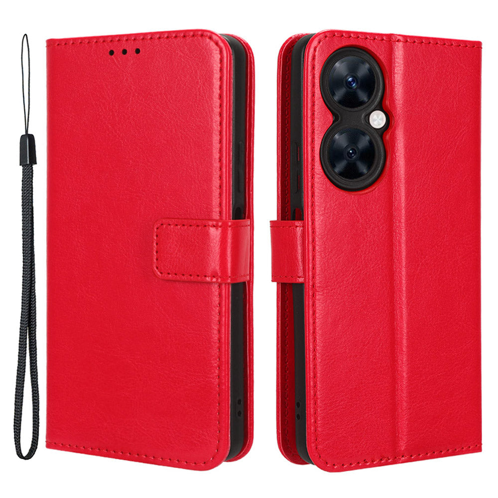 For Huawei Maimang 20 / Nova 11i / Enjoy 60 Pro PU Leather Wallet Case Crazy Horse Texture Phone Cover with Stand