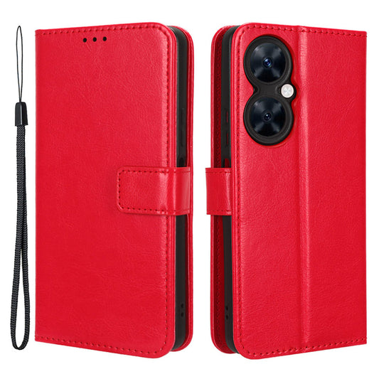 For Huawei Maimang 20 / Nova 11i / Enjoy 60 Pro PU Leather Wallet Case Crazy Horse Texture Phone Cover with Stand