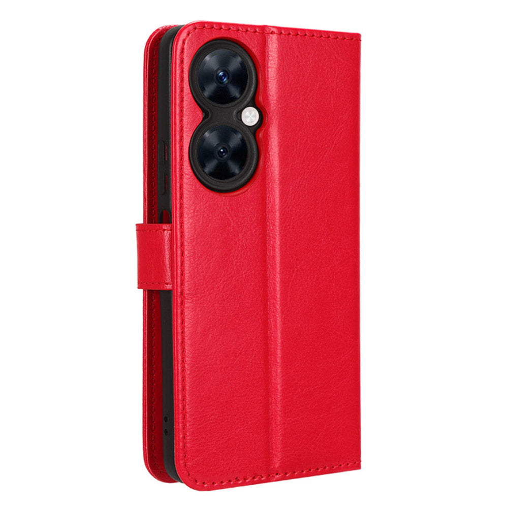 For Huawei Maimang 20 / Nova 11i / Enjoy 60 Pro PU Leather Wallet Case Crazy Horse Texture Phone Cover with Stand