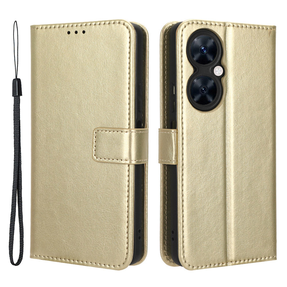 For Huawei Maimang 20 / Nova 11i / Enjoy 60 Pro PU Leather Wallet Case Crazy Horse Texture Phone Cover with Stand