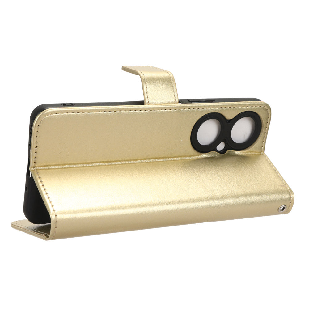 For Huawei Maimang 20 / Nova 11i / Enjoy 60 Pro PU Leather Wallet Case Crazy Horse Texture Phone Cover with Stand