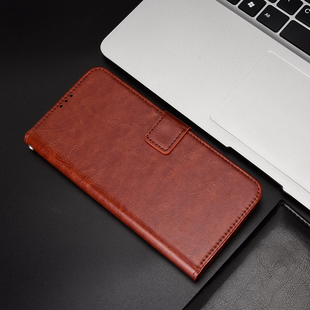 For Huawei Maimang 20 / Nova 11i / Enjoy 60 Pro PU Leather Wallet Case Crazy Horse Texture Phone Cover with Stand
