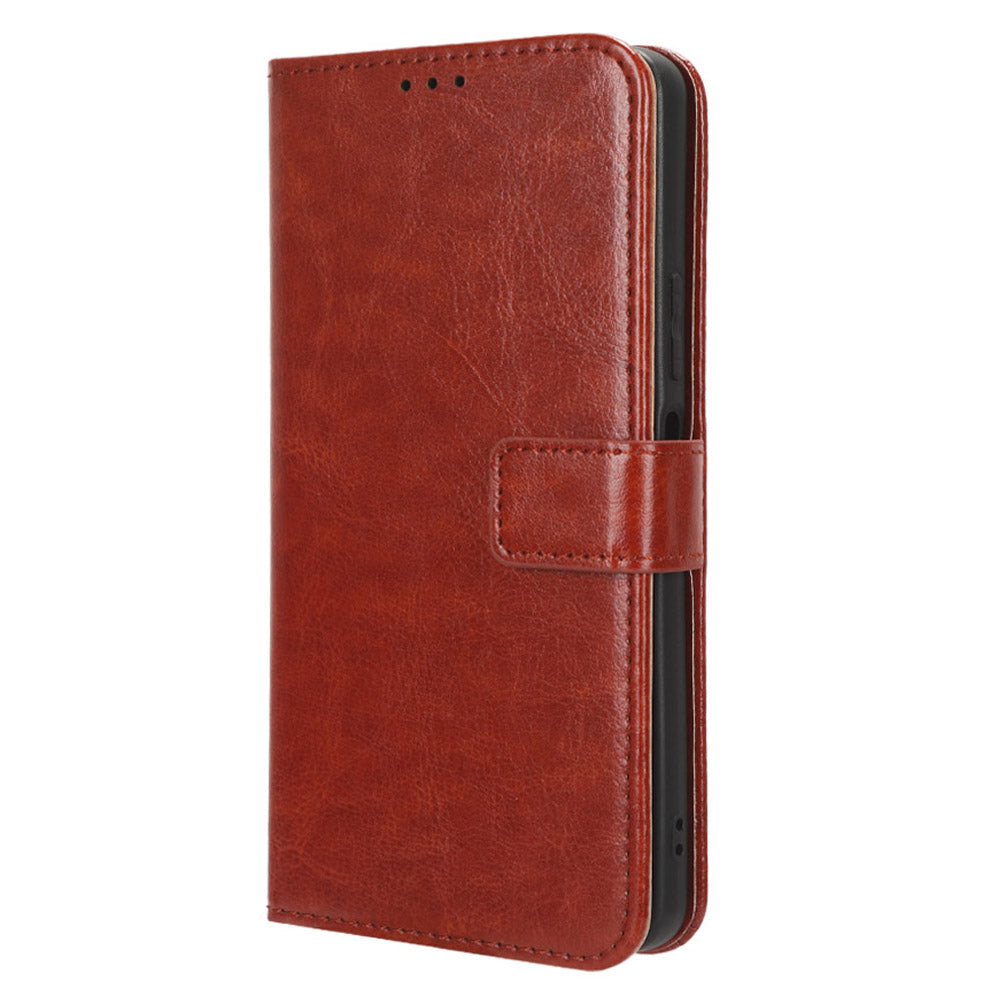 For Huawei Maimang 20 / Nova 11i / Enjoy 60 Pro PU Leather Wallet Case Crazy Horse Texture Phone Cover with Stand