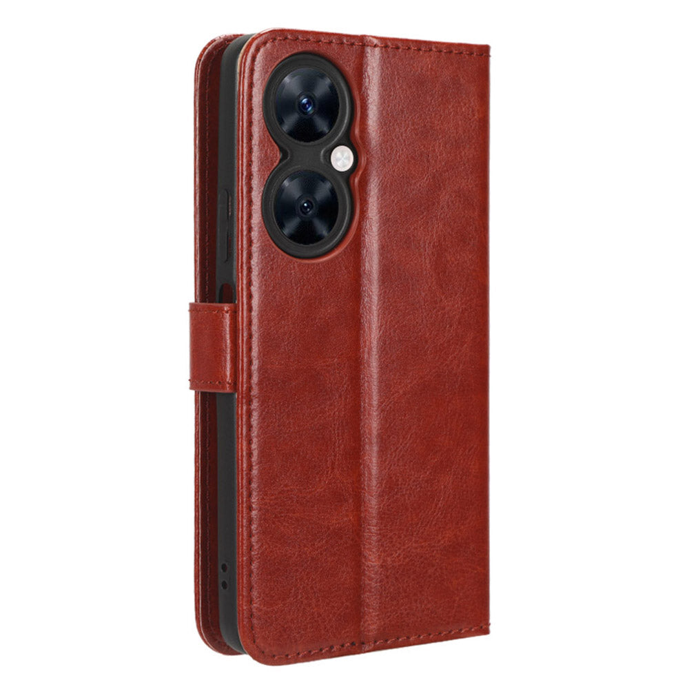 For Huawei Maimang 20 / Nova 11i / Enjoy 60 Pro PU Leather Wallet Case Crazy Horse Texture Phone Cover with Stand