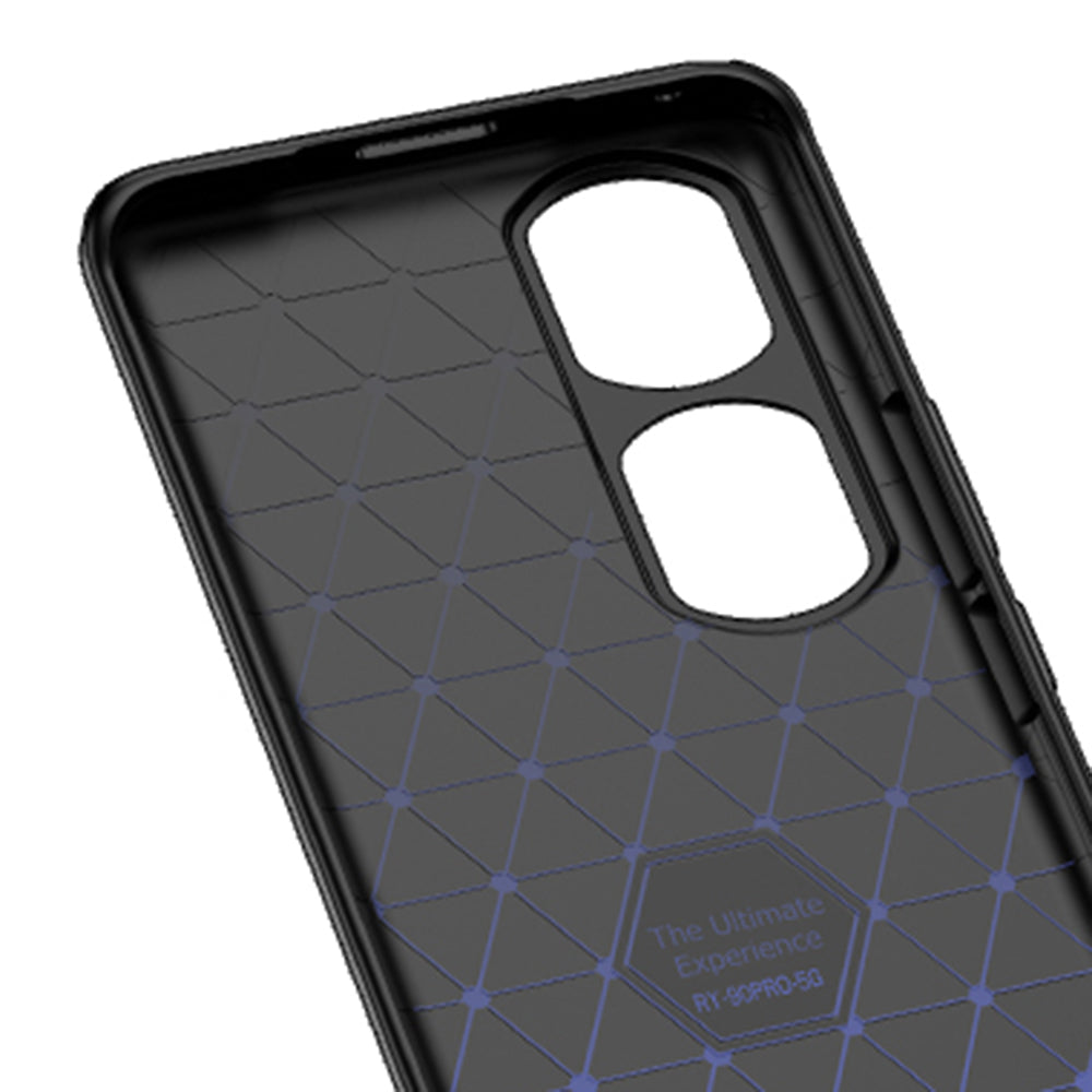 For Honor 90 Pro Litchi Texture Phone TPU Case Drop-proof Phone Cover