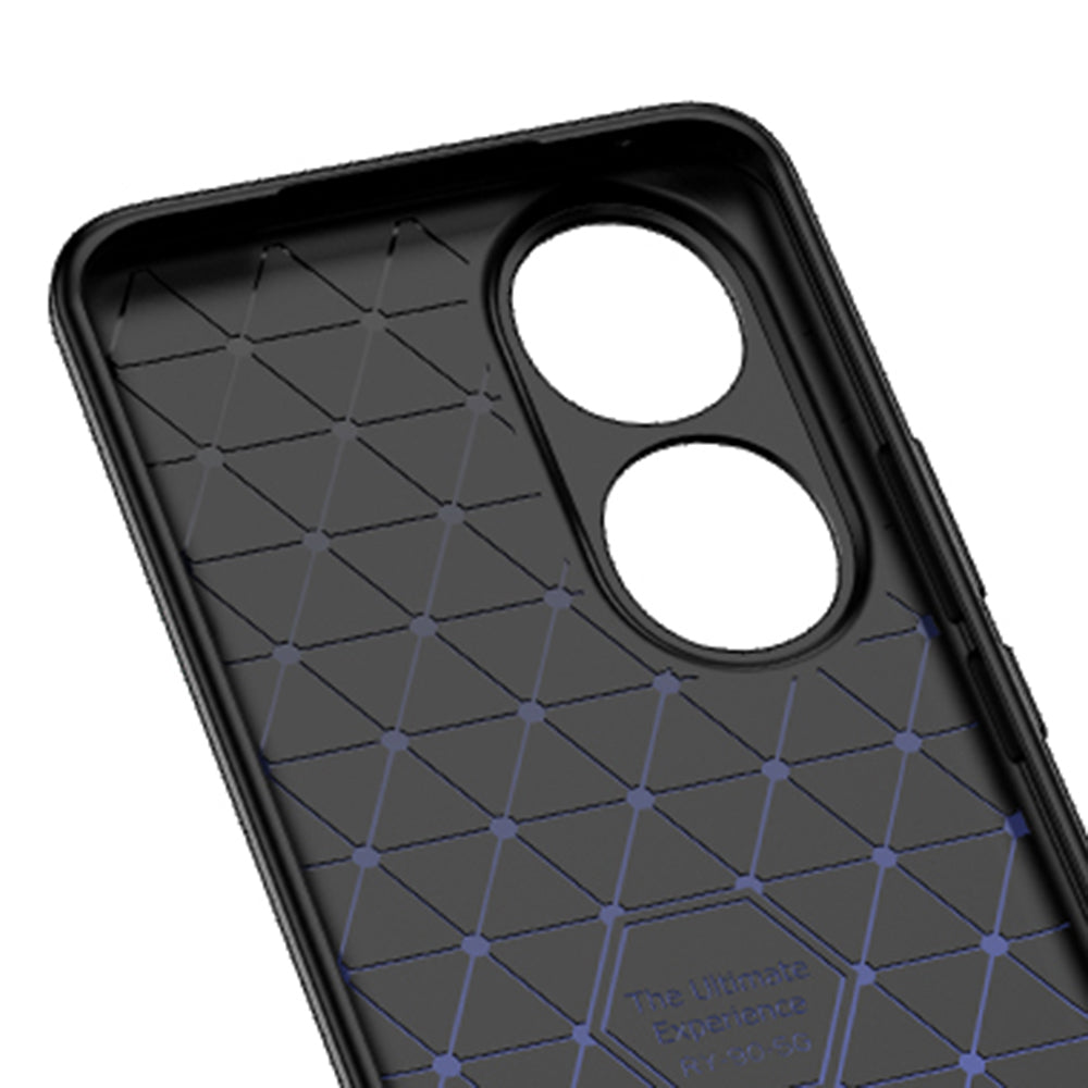 For Honor 90 Litchi Texture Smartphone Cover Anti-Scratch Soft TPU Cell Phone Case Shell