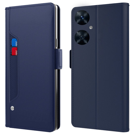 For Huawei Nova 11i Mirror Design Leather Phone Case Stand Card Holder Shockproof Cover