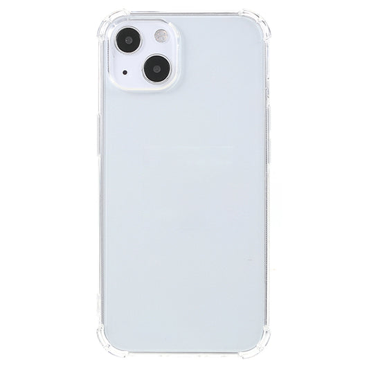 10Pcs For iPhone 13 6.1 inch Anti-drop Phone Cover Watermark-free 1.5mm Clear Corner Protection TPU Case