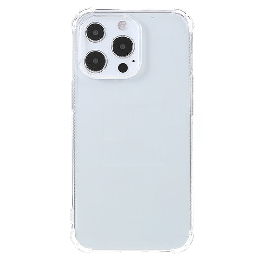 10Pcs Corner Protection Shell for iPhone 14 Pro TPU Case 1.5mm Watermark-free Clear Phone Cover