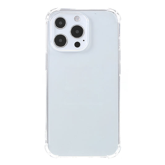 10Pcs TPU Case for iPhone 13 Pro 6.1 inch , 1.5mm Watermark-free Clear Phone Cover Corner Protection Shell