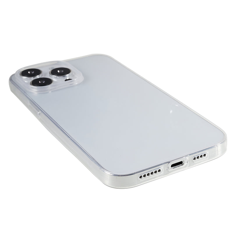 10Pcs 0.8mm Ultra-thin TPU Case for iPhone 13 Pro , Watermark-free Clear Protective Phone Cover