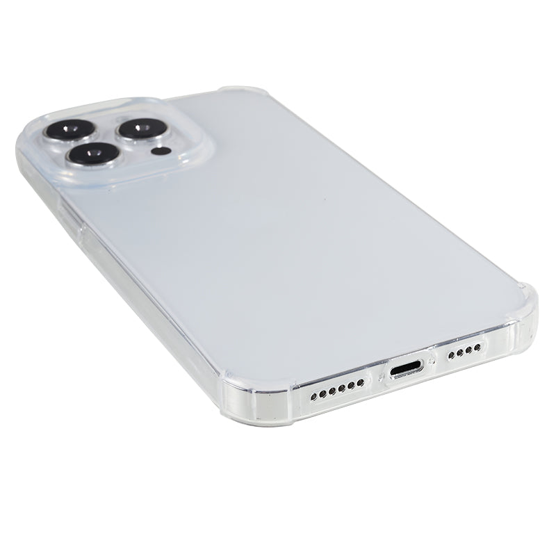 10Pcs 0.8mm Ultra-thin Phone Case for iPhone 14 Pro Max , Watermark-free Reinforced Corners TPU Clear Cover