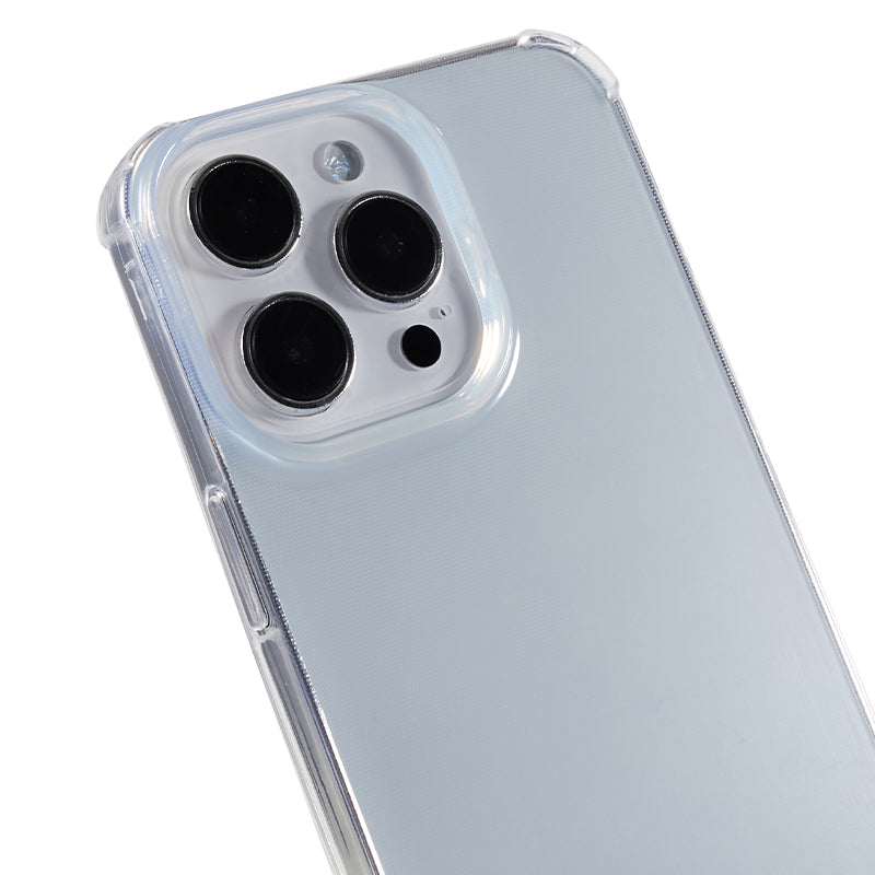 10Pcs 0.8mm Ultra-thin Phone Case for iPhone 14 Pro Max , Watermark-free Reinforced Corners TPU Clear Cover