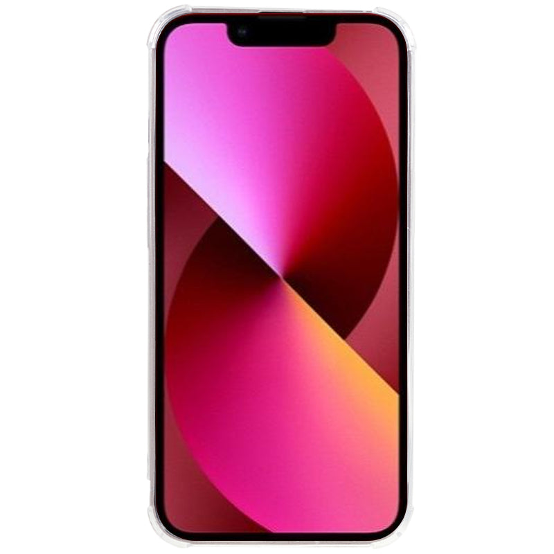 10Pcs For iPhone 13 mini TPU Case 0.8mm Watermark-free Reinforced Corners Ultra-thin Clear Phone Cover