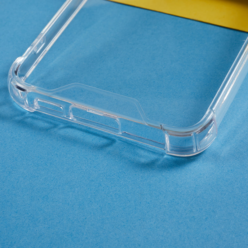 50Pcs For Samsung Galaxy S23+ 1.5mm Acrylic+TPU Phone Cover Anti-drop Corner Protection Clear Case