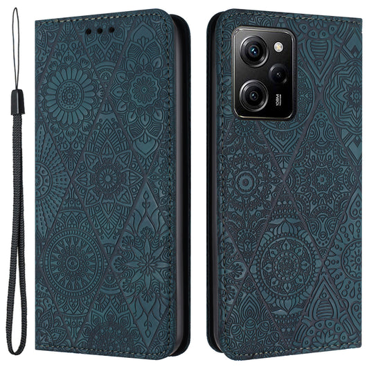 For Xiaomi Redmi Note 12 Pro 5G / 12 Pro Speed 5G / Poco X5 Pro 5G Imprinted PU Leather Phone Case Wallet Stand Cover