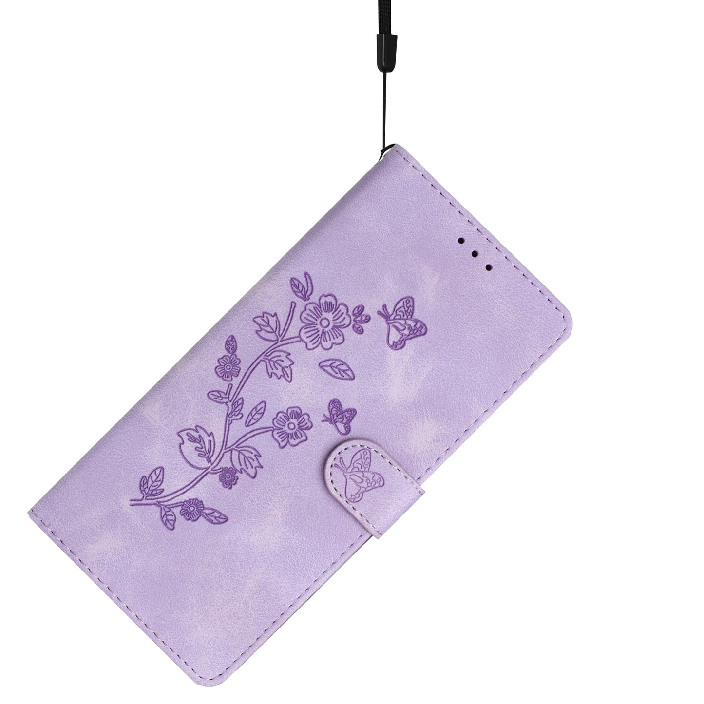 For Huawei P30 Lite / P30 Lite New Edition / nova 4e Phone Cover Imprinted Flower Wallet Stand Shockproof Leather Phone Case