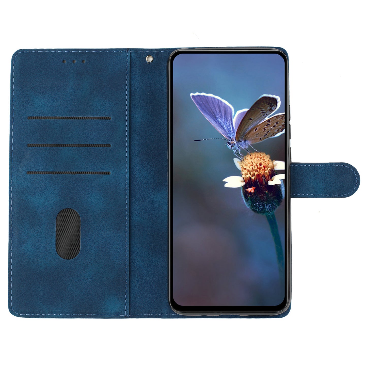 For Huawei P30 Lite / P30 Lite New Edition / nova 4e Phone Cover Imprinted Flower Wallet Stand Shockproof Leather Phone Case