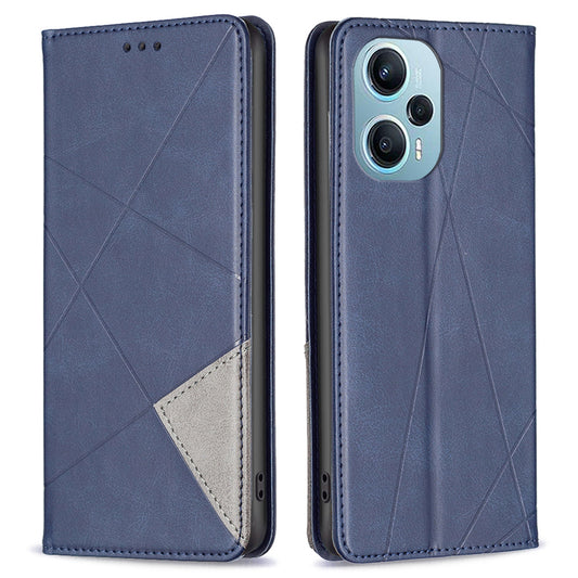Phone Cover for Xiaomi Poco F5 5G / Redmi Note 12 Turbo PU Leather Imprinting Pattern Card Holder Stand Phone Stand Case