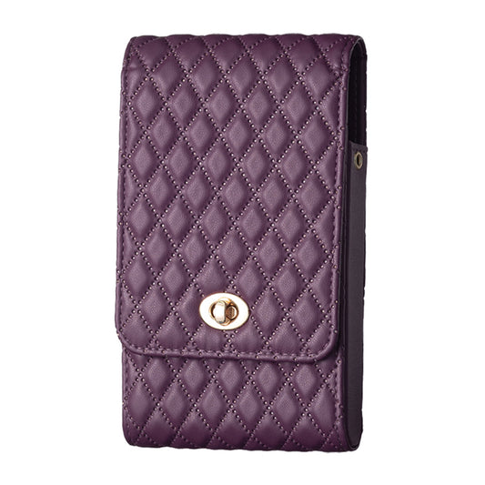 BFB01 Vertical Style PU Leather Shoulder Bag Wallet Coin Purse Pattern Imprinted Card Phone Pouch with Strap