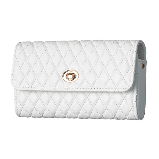 BFB02 Horizontal Style Pattern Imprinted PU Leather Wallet Phone Bag Card Coin Purse Cell Phone Shoulder Pouch with Strap