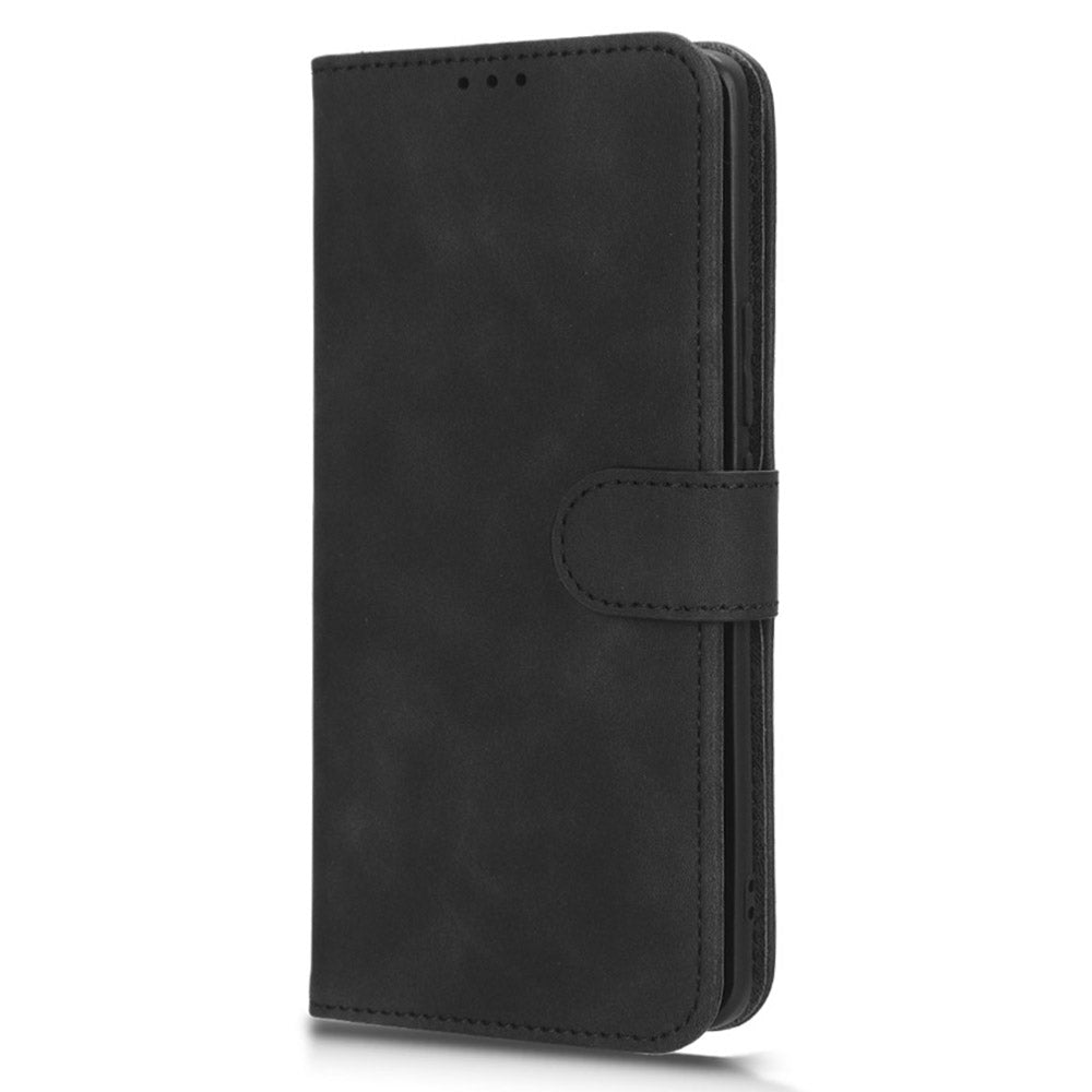 For Honor 90 Pro Wallet Flip Cover Folding Stand Shell Anti-Scratch Skin-touch PU Leather Cell Phone Case