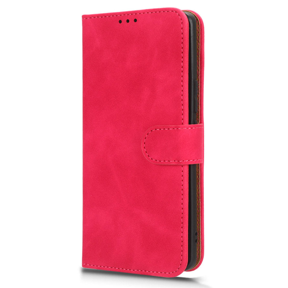 For Honor 90 Pro Wallet Flip Cover Folding Stand Shell Anti-Scratch Skin-touch PU Leather Cell Phone Case
