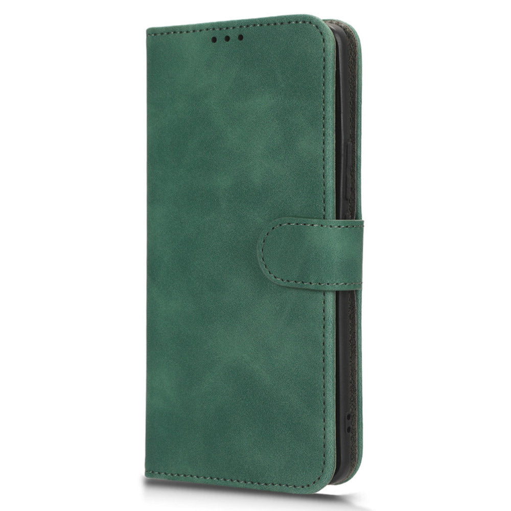 For Honor 90 Pro Wallet Flip Cover Folding Stand Shell Anti-Scratch Skin-touch PU Leather Cell Phone Case