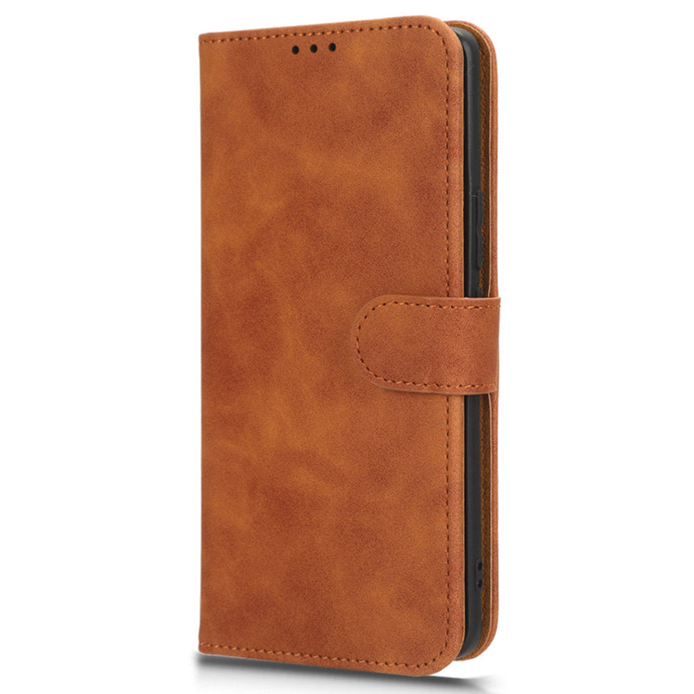 For Honor 90 Pro Wallet Flip Cover Folding Stand Shell Anti-Scratch Skin-touch PU Leather Cell Phone Case