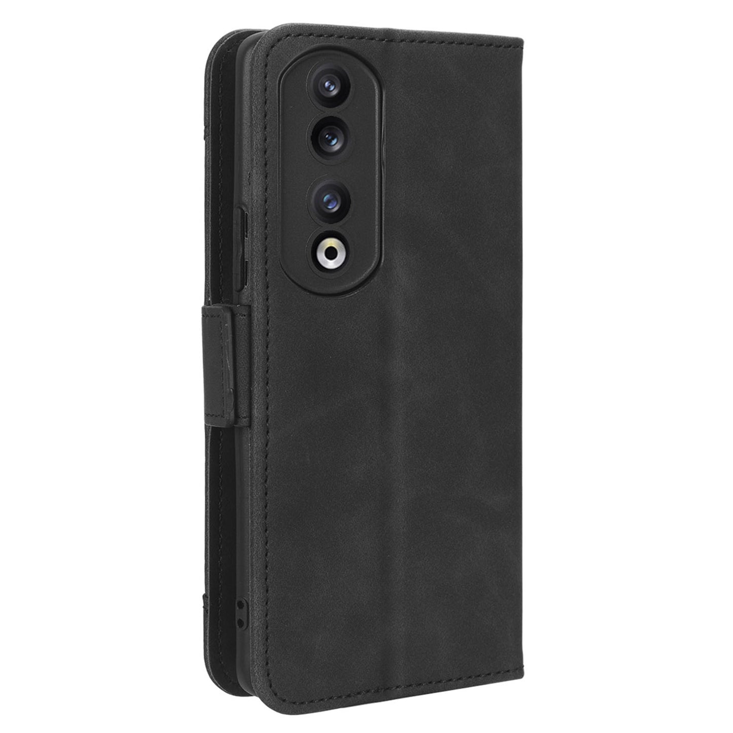 For Honor 90 Pro PU Leather Wallet Multiple Card Slots Drop-proof Case Stand Phone Cover