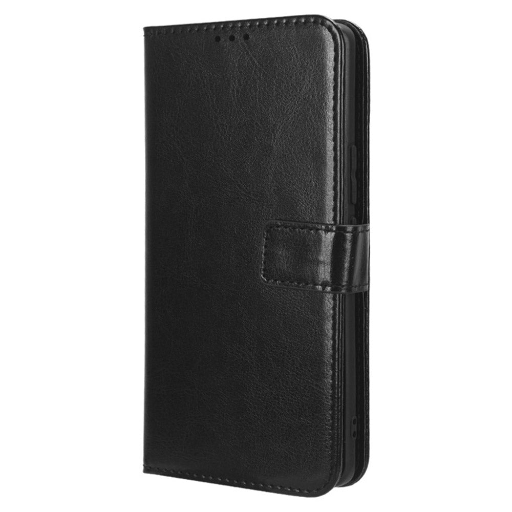 For Honor 90 Mobile Phone Cover PU Leather Flip Stand Case Crazy Horse Texture Magnetic Clasp Phone Shell