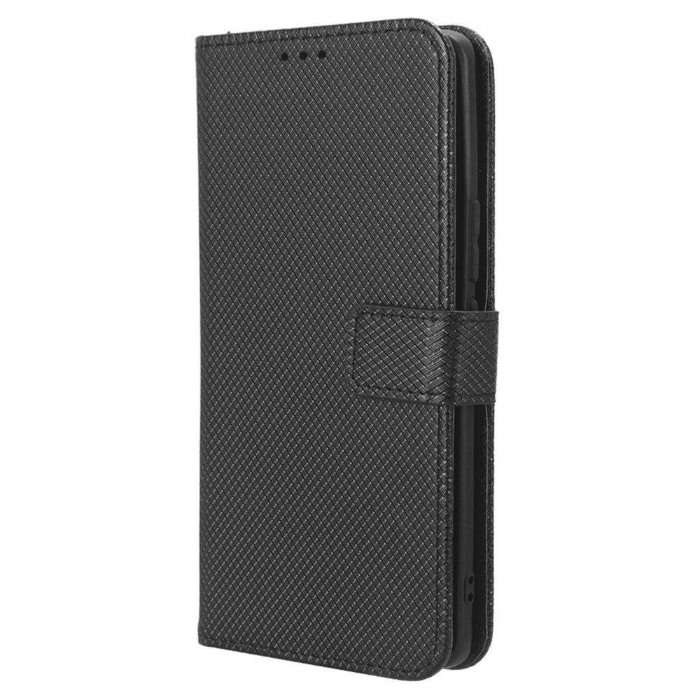 For Honor 90 TPU + PU Leather Cell Phone Case Stand Wallet Diamond Texture Cover