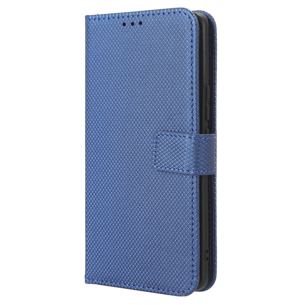 For Honor 90 TPU + PU Leather Cell Phone Case Stand Wallet Diamond Texture Cover