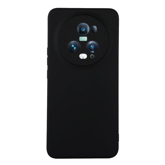 ENKAY HAT PRINCE Precise Cutout Phone Case for Honor Magic5 Pro , Straight Edge Liquid Silicone Shell Cover