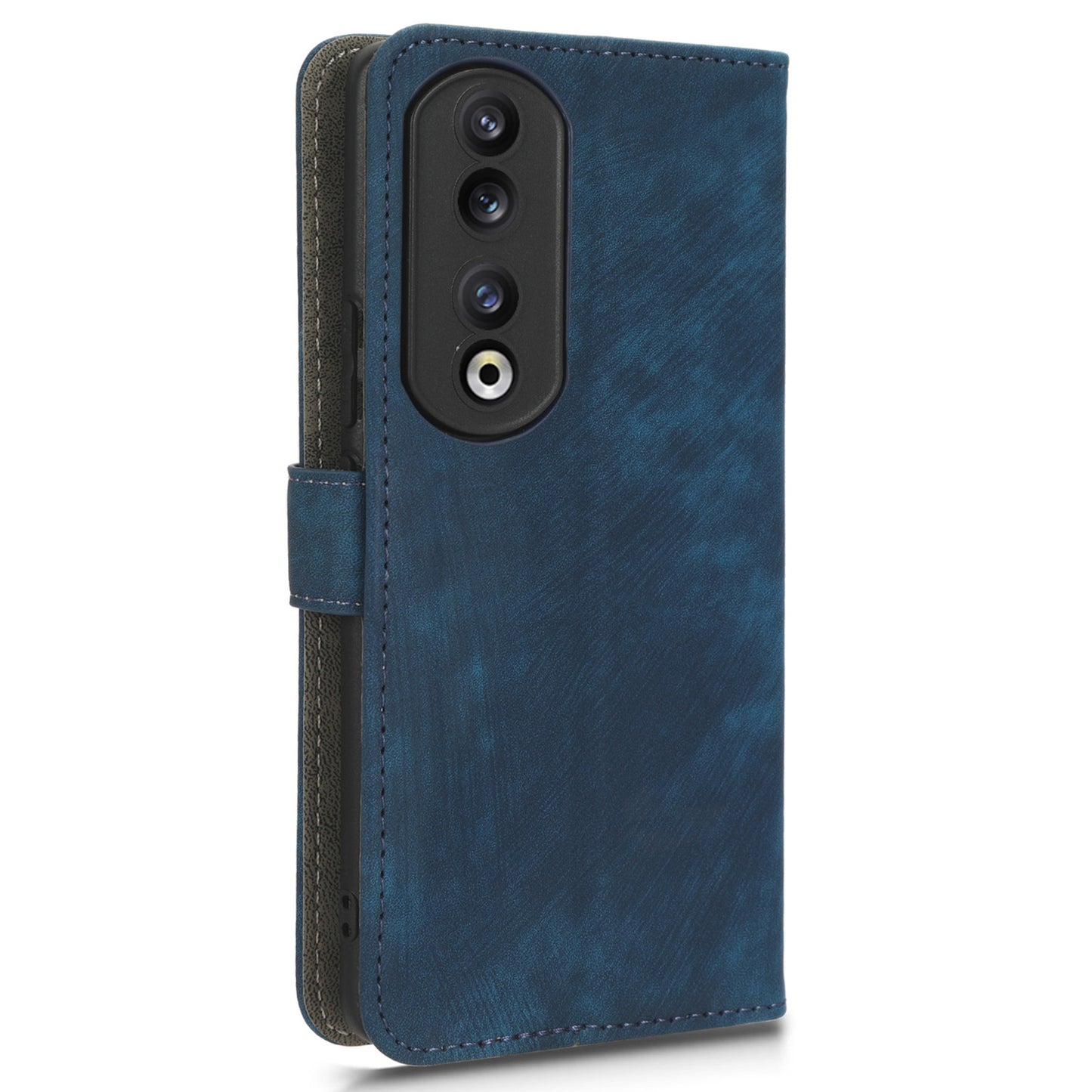 For Honor 90 Pro Anti-Scratch Wallet Phone Cover RFID Blocking PU Leather Stand Phone Case