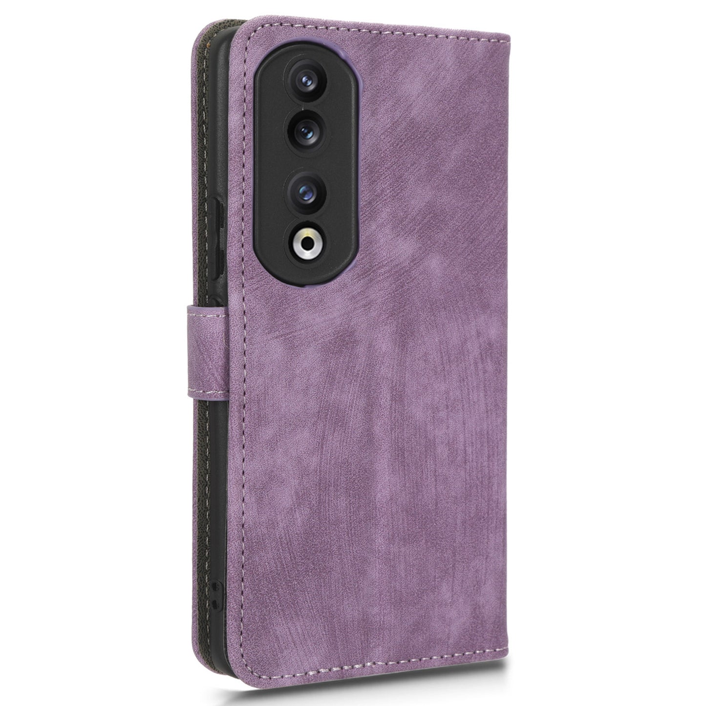 For Honor 90 Pro Anti-Scratch Wallet Phone Cover RFID Blocking PU Leather Stand Phone Case