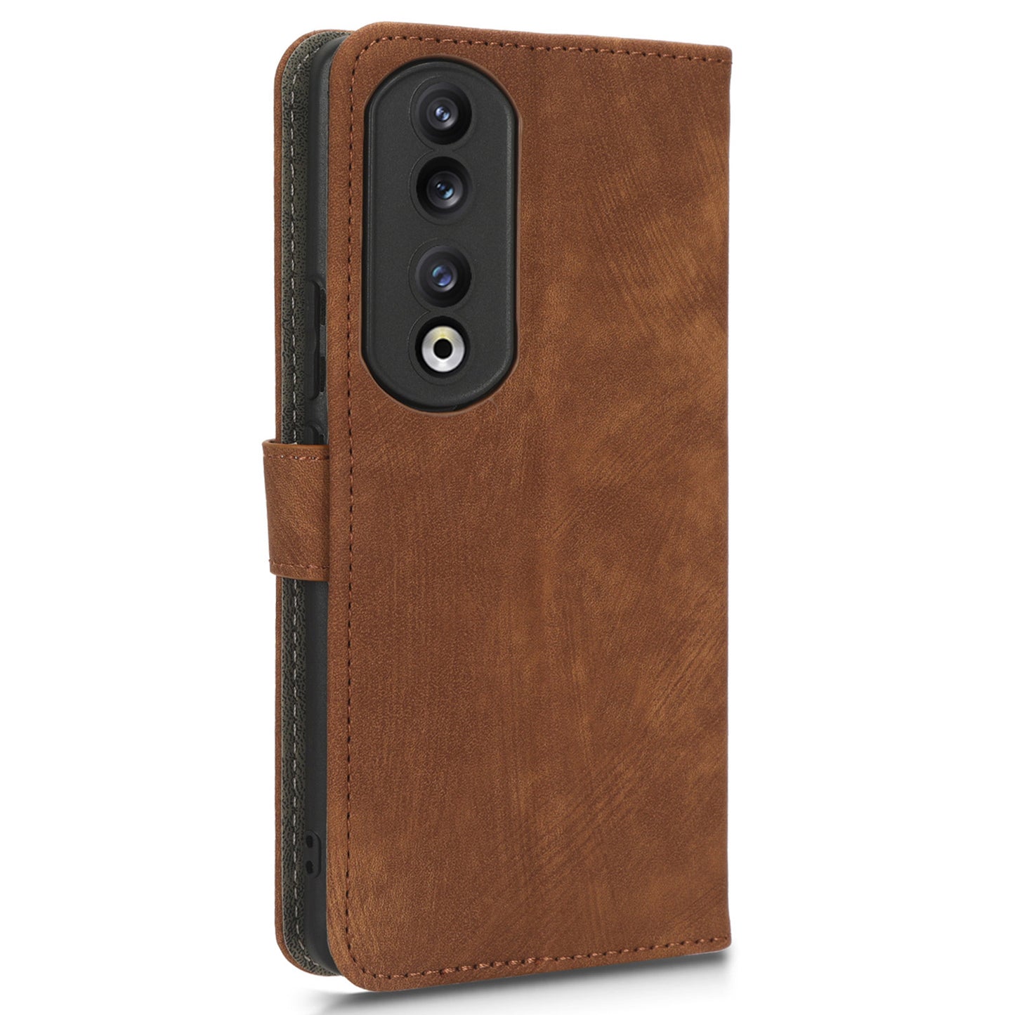 For Honor 90 Pro Anti-Scratch Wallet Phone Cover RFID Blocking PU Leather Stand Phone Case