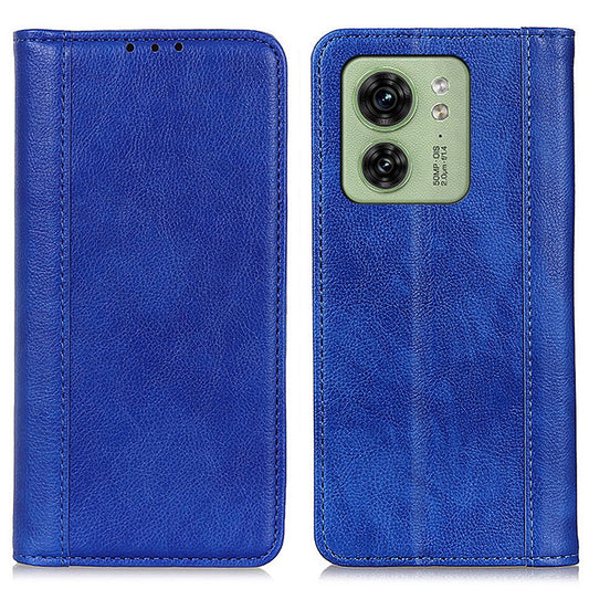 For Motorola Edge 40 5G Stand Litchi Texture Cover Anti-Scratch Split Leather Phone Case Wallet