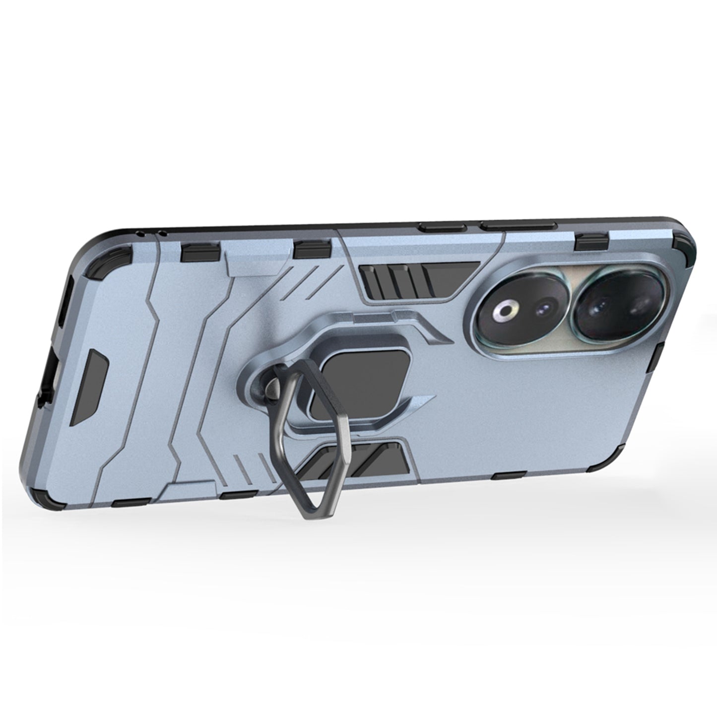 For Honor 90 Kickstand Cell Phone Case Soft TPU + Hard PC Anti-drop Mobile Phone Cover