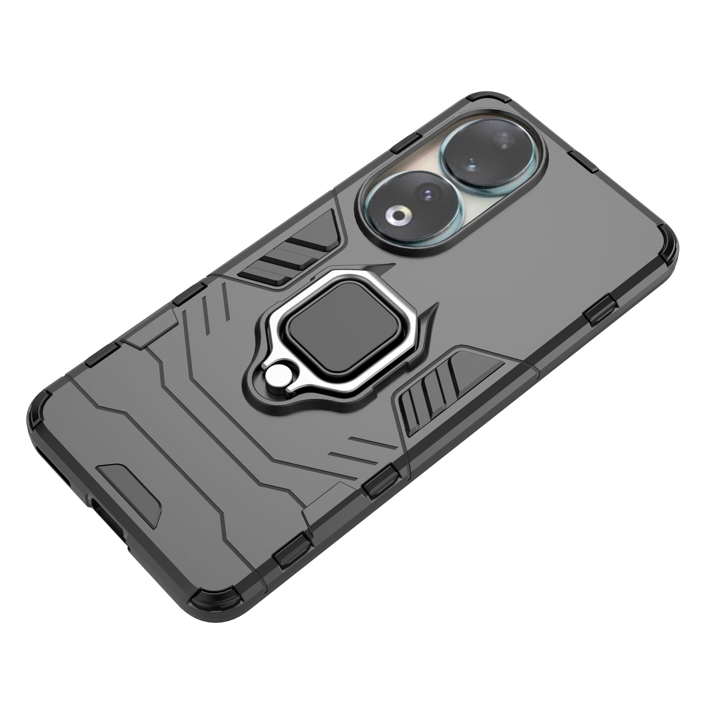 For Honor 90 Kickstand Cell Phone Case Soft TPU + Hard PC Anti-drop Mobile Phone Cover