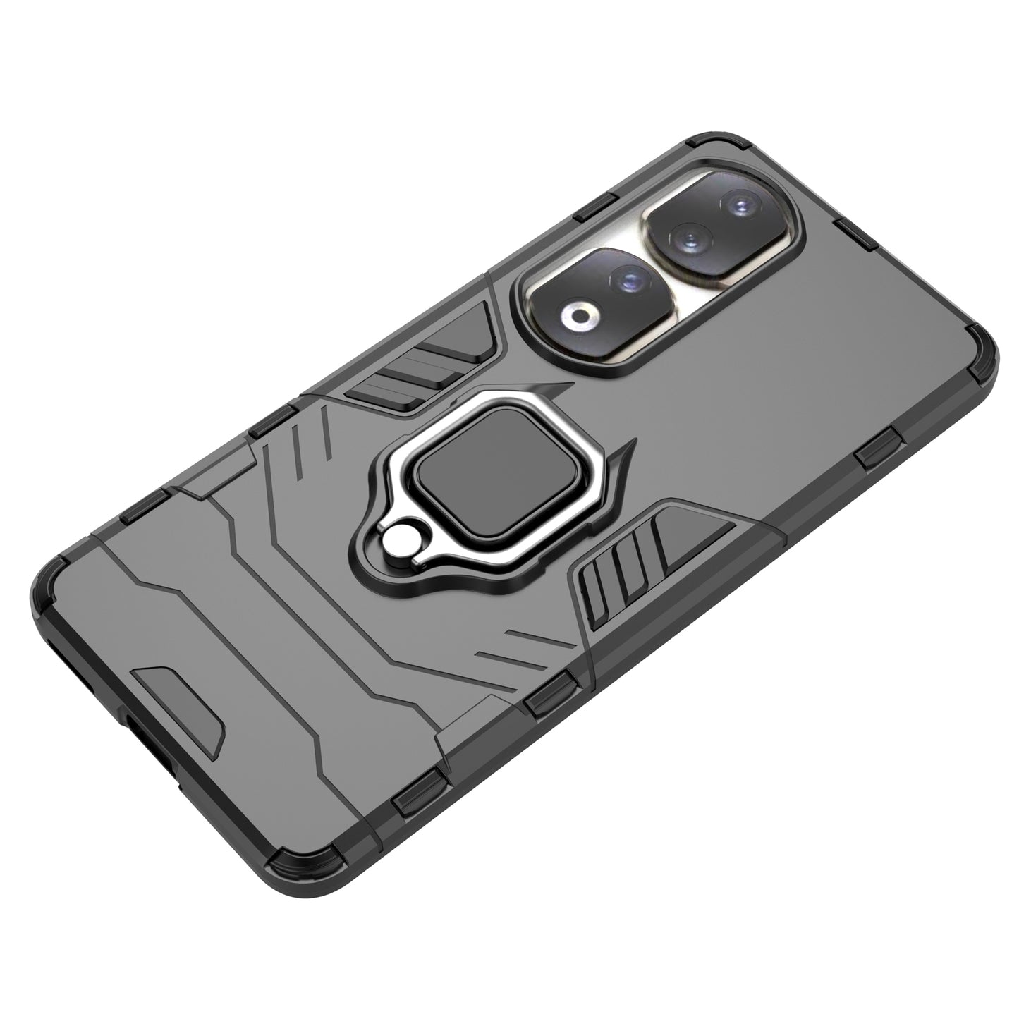 For Honor 90 Pro Cell Phone Case with Kickstand Soft TPU + Hard PC Mobile Phone Cover