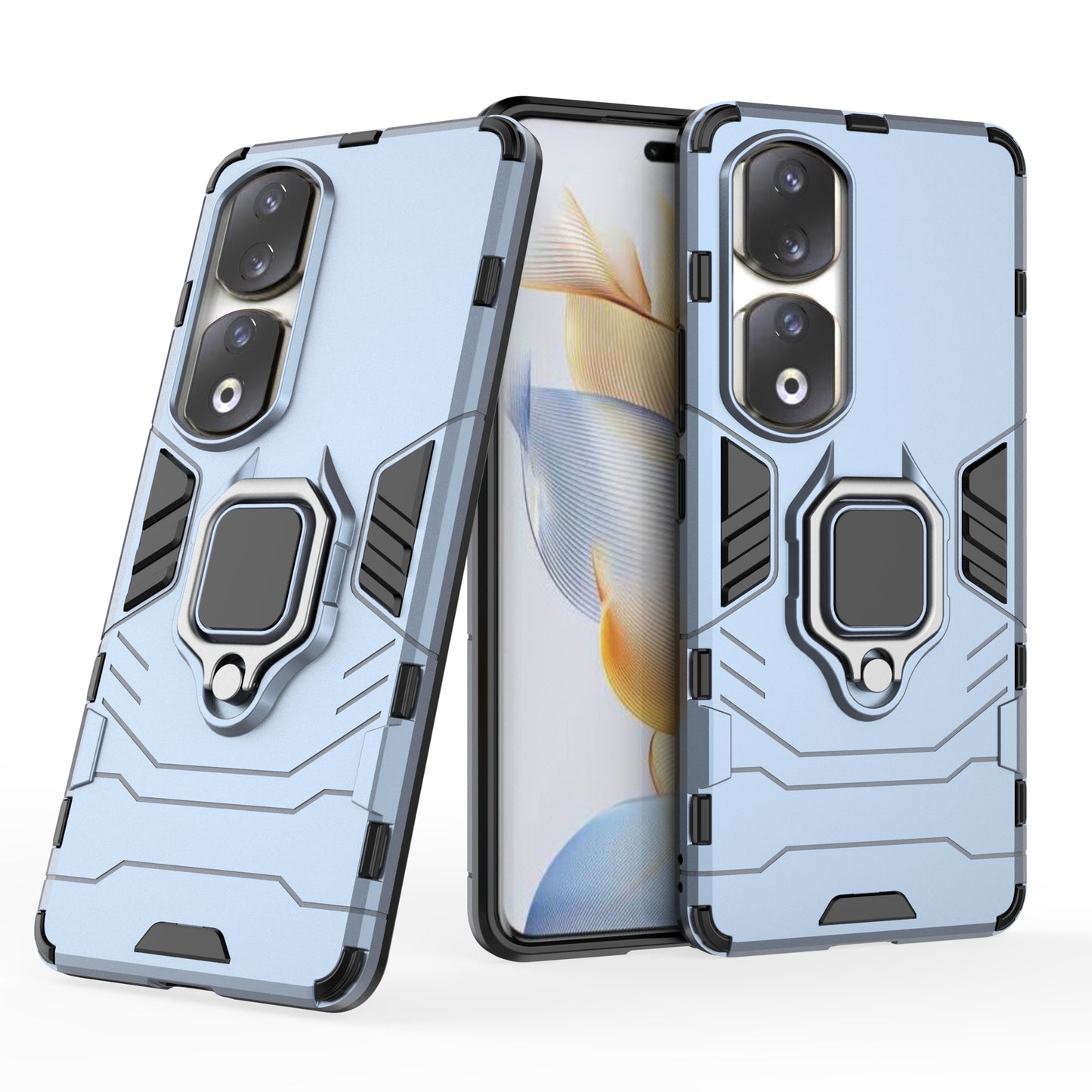 For Honor 90 Pro Cell Phone Case with Kickstand Soft TPU + Hard PC Mobile Phone Cover