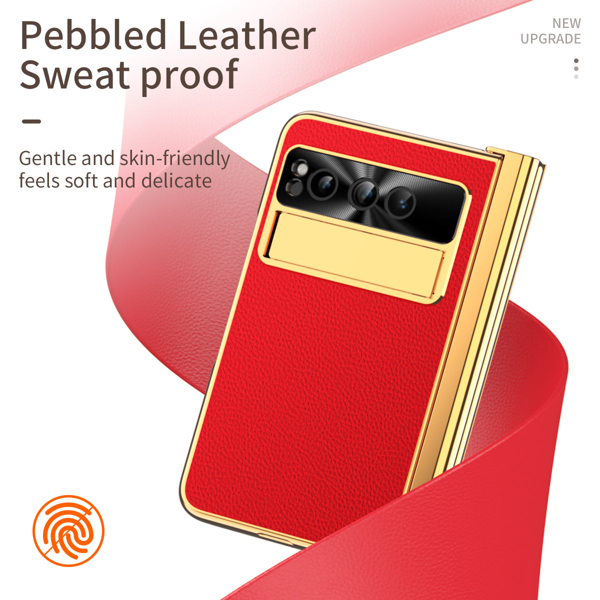 For Google Pixel Fold PU Leather+PC Phone Case Magnetic Double Hinge Kickstand Cover with Tempered Glass Screen Film+Stylus