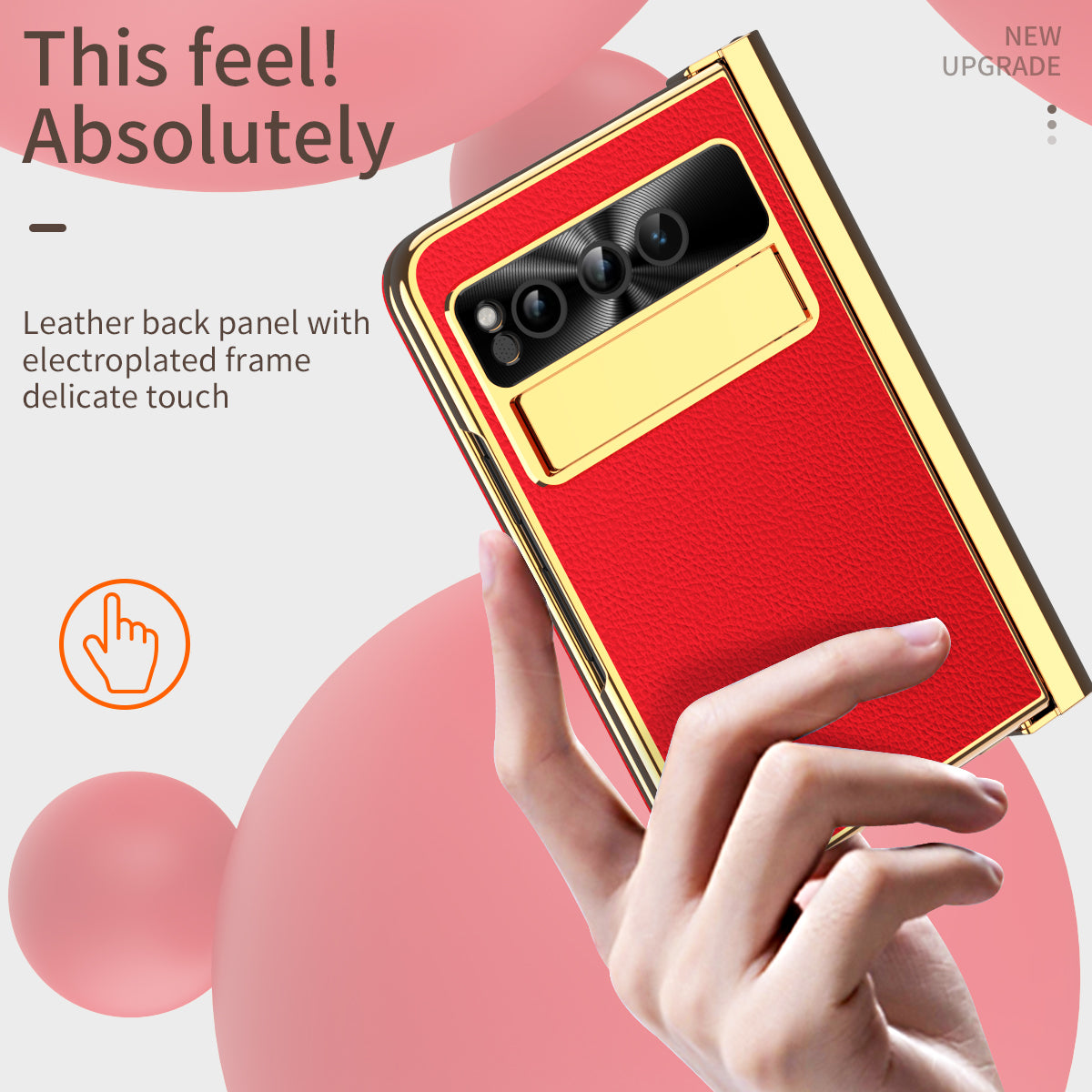For Google Pixel Fold PU Leather+PC Phone Case Magnetic Double Hinge Kickstand Cover with Tempered Glass Screen Film+Stylus