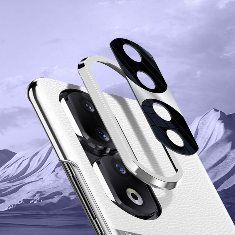 For Honor 90 Pro PU Leather + PC Phone Case Anti-Slip Shockproof Protective Cover