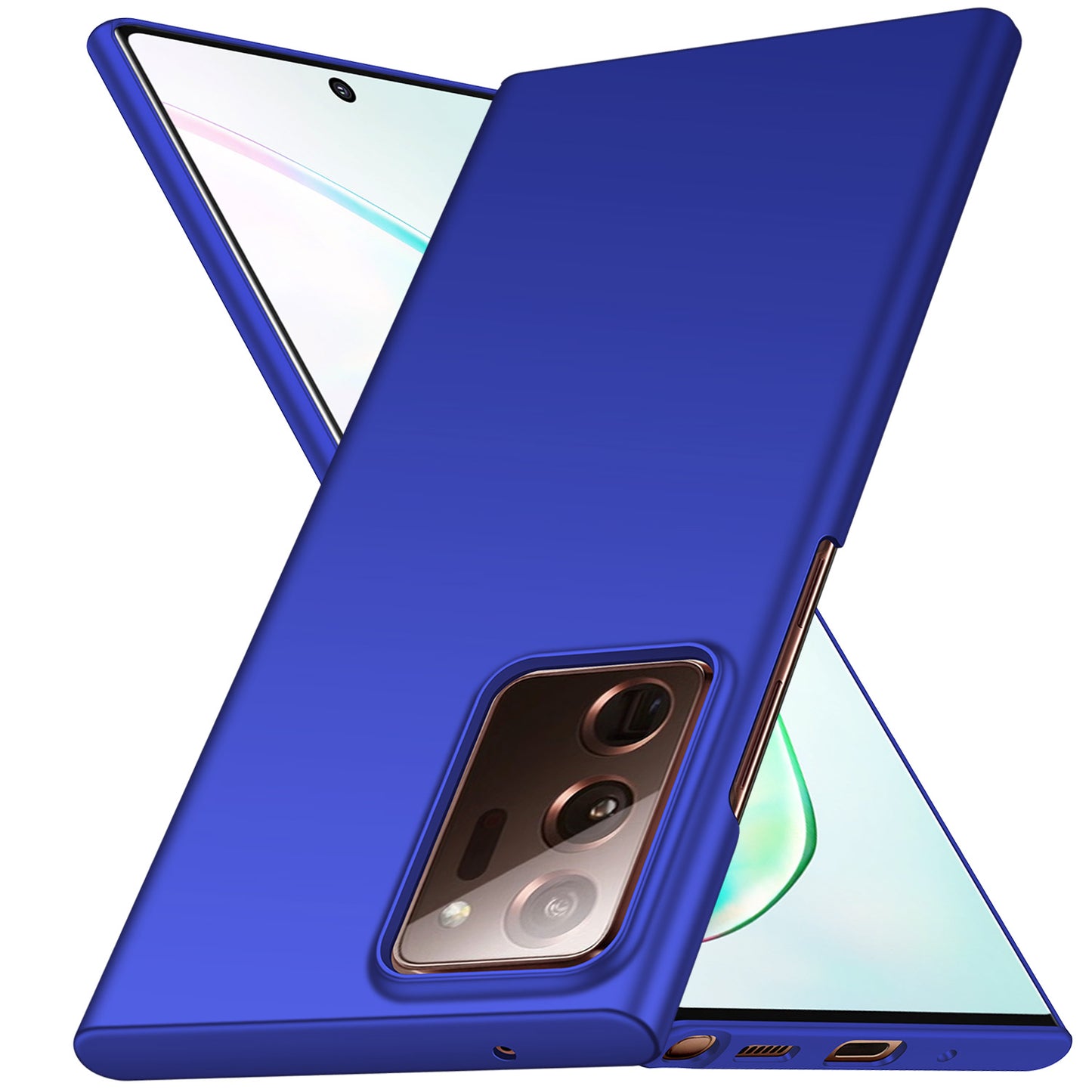 For Samsung Galaxy Note20 Ultra 5G / Note20 Ultra Solid Color PC Protective Cover Anti-drop Phone Case